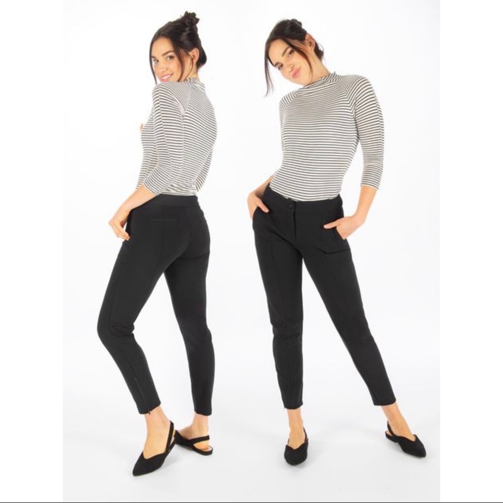 Betabrand Skinny-leg Cigarette Dress Yoga Pants